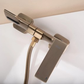 Rea Joe, vaňová batéria s ručnou sprchovou súpravou, zlatá matná, REA-B8992