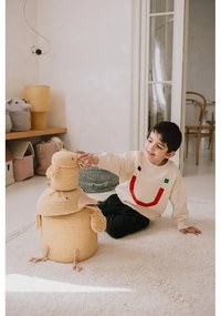 Žltý látkový detský kôš na hračky ø 13x15 cm Mini Charlie the Chicken – Lorena Canals