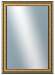 DANTIK - Zrkadlo v rámu, rozmer s rámom 50x70 cm z lišty DOPRODEJMETAL AU prohlá velká (3022)