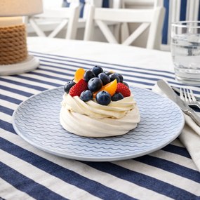 Kameninový dezertný tanier Ripples, 21 cm