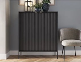 Vysoká skrinka Nova, čierna%