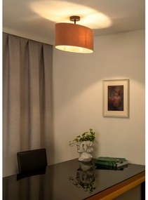 Duolla - Prisadený luster OVAL 1xE27/15W/230V ružová