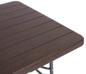 Bestent Cateringová súprava stôl + 2 lavičky 180cm Wooden Brown