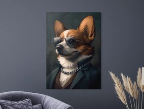 drevko |  Obraz Corgi s rešpektom