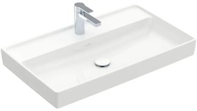 VILLEROY &amp; BOCH Collaro umývadlo na skrinku s otvorom, bez prepadu, 800 x 470 mm, biela alpská, 4A338101