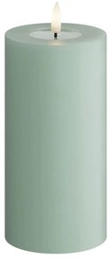 DeluxeHomeart LED sviečka Salvie Green 15 cm