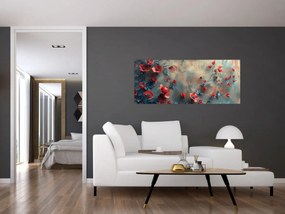Obraz - Vlčie maky (120x50 cm)