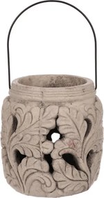 Betónový lampáš sivý FD6519