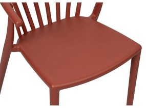 Hnedá plastová záhradná stolička Capri – Bonami Essentials