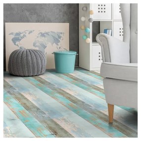 Samolepka na podlahu Ambiance Floor Sticker Parquet Floor Cote dOpale, 90 × 60 cm