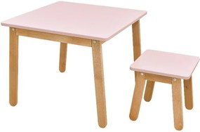 Svetloružová detská stolička BELLAMY Woody