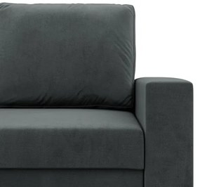 Rohová rozkladacia sedačka NEO Kronos tmavosivá