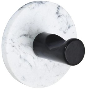 Vešiačik okrúhly style 5x5 cm biely 8224