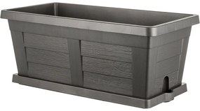 Bama Záhradný veľkoobjemový truhlík Legno antracit, 80 x 40 x 35 cm, 80 cm