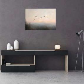 Obraz - Hejno vtákov (70x50 cm)