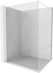 Mexen Kioto, Walk-In sprchová zástena 90 x 200 cm, 8mm číre sklo, biely profil, 800-090-101-20-00