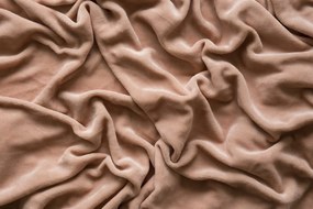 Jerry Fabrics Hrejivé prestieradlo mikroflanel 180x200 cm - Kávová