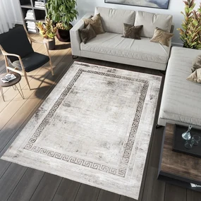 Dizajnový vintage koberec s geometrickým vzorom Šírka: 140 cm | Dĺžka: 200 cm
