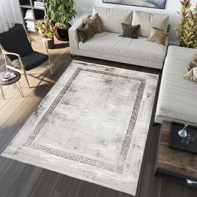 Dizajnový vintage koberec s geometrickým vzorom Šírka: 80 cm | Dĺžka: 150 cm