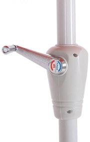 Slnečník N23 2x3m polyester/hliník - krémová