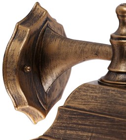 Vonkajšia nástenná lampa starožitné zlato IP44 - Capital