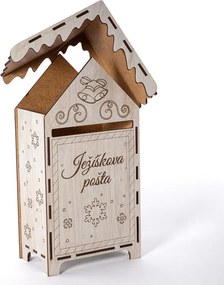 Drevená schránka na listy JEŽIŠKOVA POŠTA
