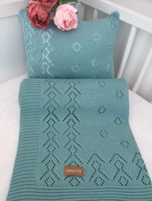 Pletená deka Classic Royal - nefritová