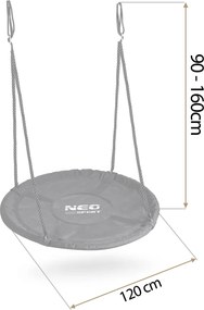 Neo-Sport NS-103 120 cm hojdačka bocianie hniezdo