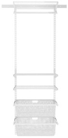 Nástenný regál do šatníka 200x60x40 cm TOPTRACK