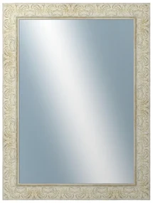DANTIK - Zrkadlo v rámu, rozmer s rámom 60x80 cm z lišty PRAHA biela (2930)
