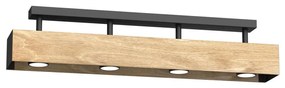 Prisadený luster MAISON 4xGU10/8W/230V dub