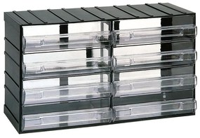 ArtPlast Modulová skrinka so zásuvkami, 382 x 148 x 230 mm, 8 zásuviek