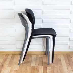 Dekorstudio Plastová stolička TREX biela