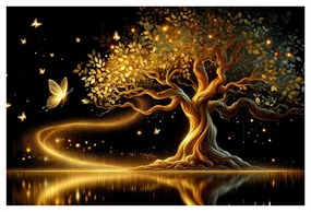 Obraz strom života zlatá mágia