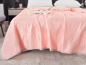 Chladiaca letná prikrývka CELIA, lososová Rozmer: 140 x 200 cm
