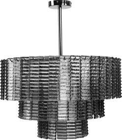 Toolight Toolight, závesné stropné svietidlo 62cm, 8xE14, APP1678-8CP, šedá, OSW-09313