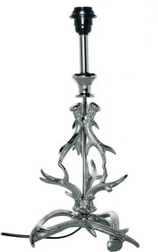 Strieborná stolná lampa s imitáciou parohov - 23 * 23 * 60cm