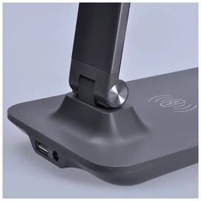 Solight WO55-G - LED Stmievateľná lampa s bezdrôtovým dobíjaním LED/10W/100-240V