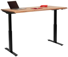 Office Harmony stôl hnedý/čierny 180x90 cm
