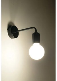 Nástenné svietidlo DUOMO 1xE27/60W/230V čierna