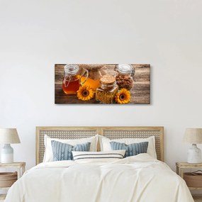 Obraz - Zátišie s medovými pohármi (120x50 cm)