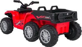 Elektrická štvorkolka Quad Sport TX 4 × 4 červená