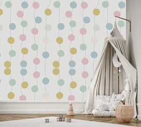 Gario Fototapeta Farebné guličky boho Materiál: Vliesová, Rozmery: 400 x 280 cm