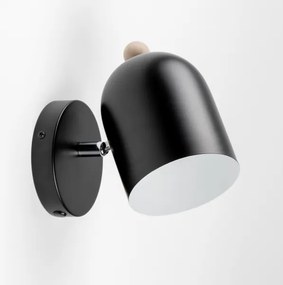 Brilagi - Nástenné bodové svietidlo GALLION 1xE27/15W/230V čierne