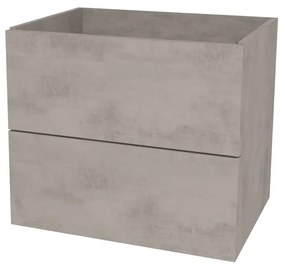 Mereo, Mereo Ponte, kúpeľňová skrinka 61 cm, Multidecor, Chromix strieborný, MER-CN290SACST