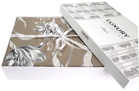 SATÉNOVÉ OBLIEČKY LUXURY PREMIUM VITALE 160X200 CM, 2KS 70X80 CM KVETY
