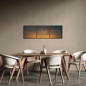 Obraz hviezdneho neba (s hodinami) (90x30 cm)
