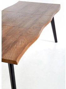 Jedálenský stôl Dickson 150 cm, dub / čierna