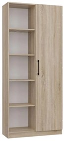 Regál 80cm Dvere Sonoma