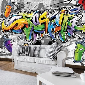 Fototapeta - Farebné Graffiti (152,5x104 cm)